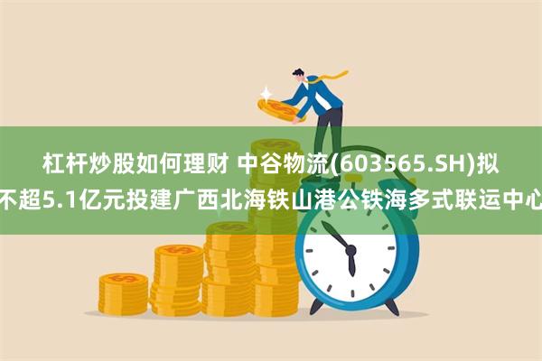 杠杆炒股如何理财 中谷物流(603565.SH)拟不超5.1亿元投建广西北海铁山港公铁海多式联运中心