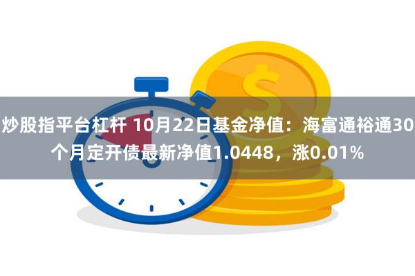 炒股指平台杠杆 10月22日基金净值：海富通裕通30个月定开债最新净值1.0448，涨0.01%