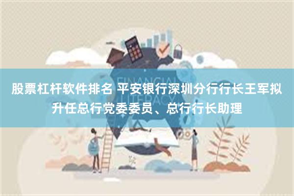 股票杠杆软件排名 平安银行深圳分行行长王军拟升任总行党委委员、总行行长助理